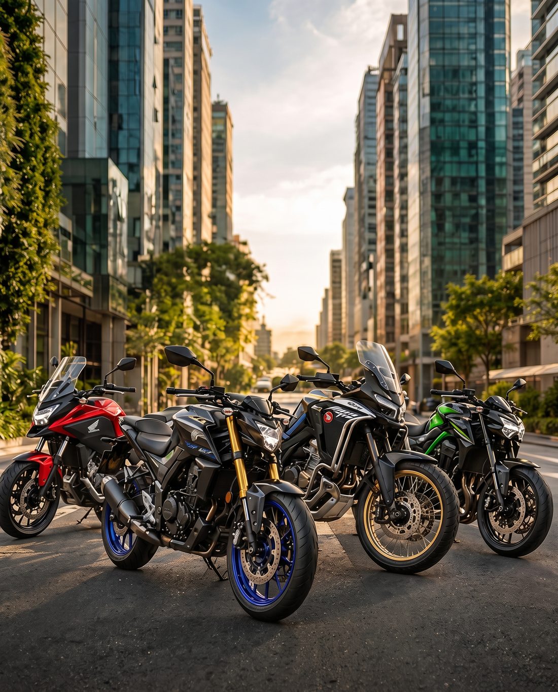 Motos conquistadas com o consórcio Suhai
